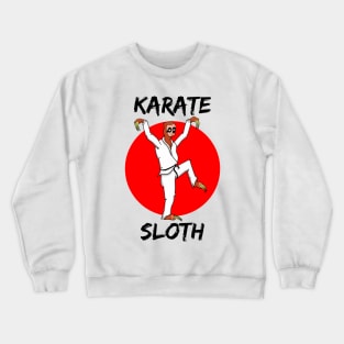 Sloth Karate Crewneck Sweatshirt